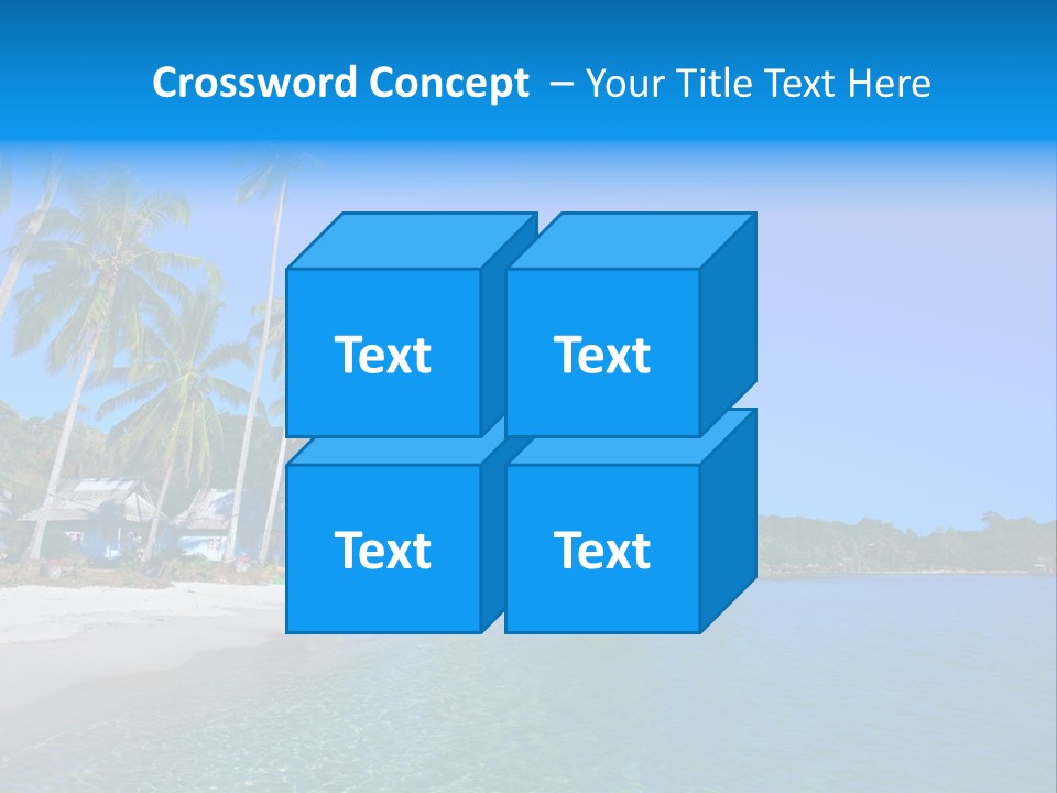 Swim Beauty Holiday PowerPoint Template