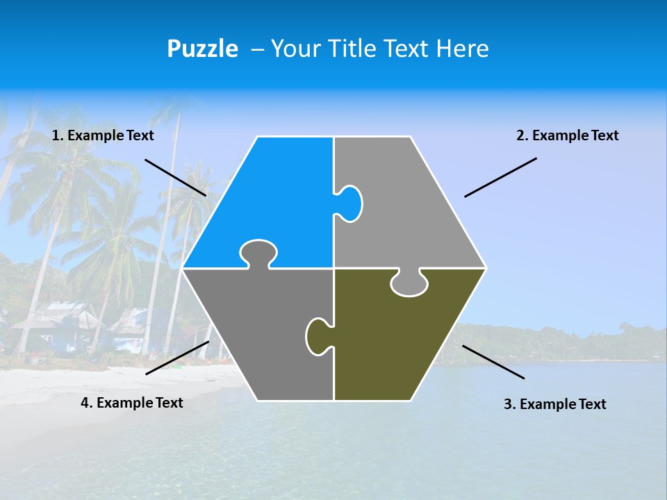 Swim Beauty Holiday PowerPoint Template