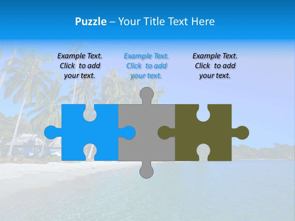 Swim Beauty Holiday PowerPoint Template