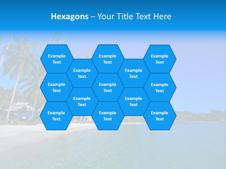 Swim Beauty Holiday PowerPoint Template