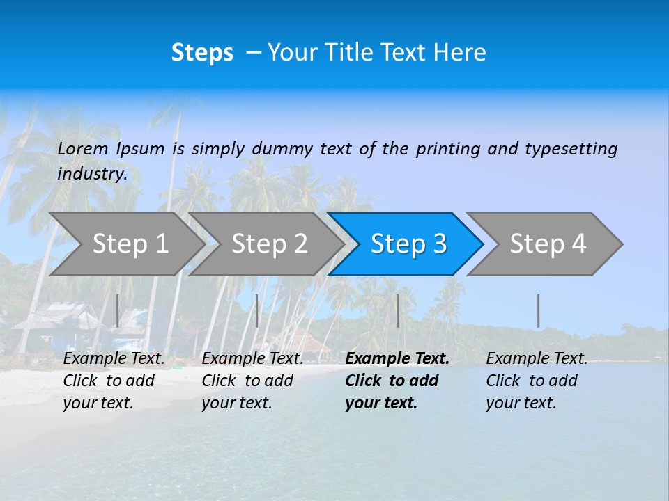 Swim Beauty Holiday PowerPoint Template