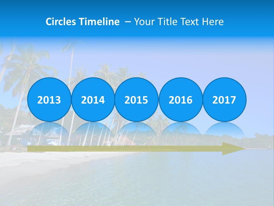 Swim Beauty Holiday PowerPoint Template