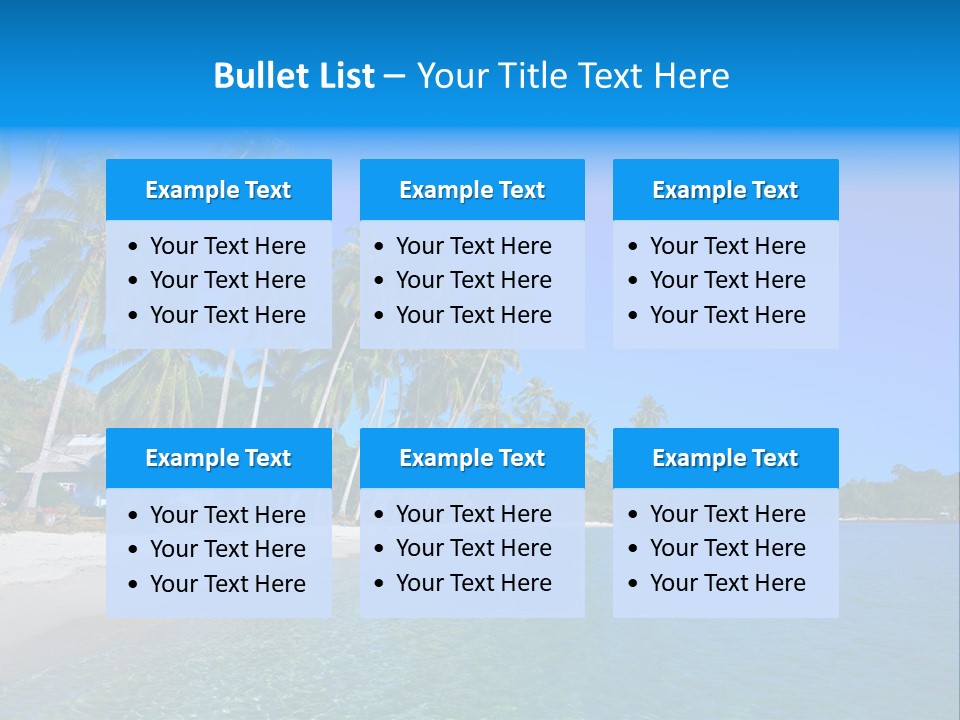 Swim Beauty Holiday PowerPoint Template