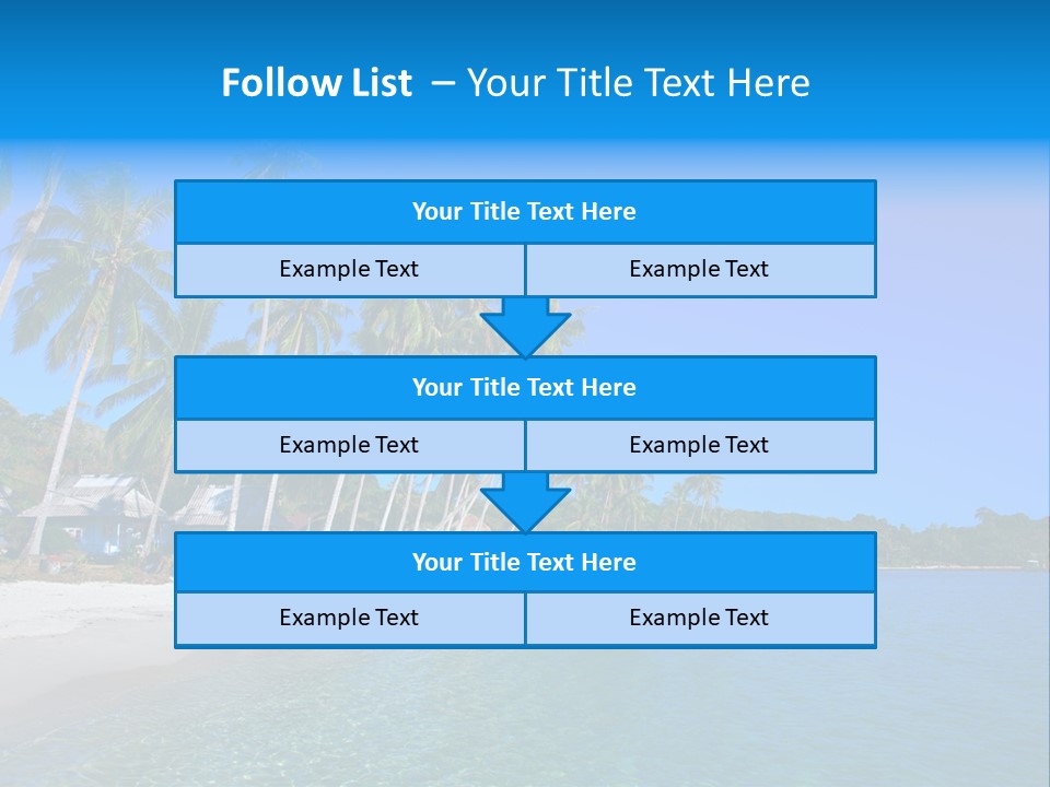 Swim Beauty Holiday PowerPoint Template