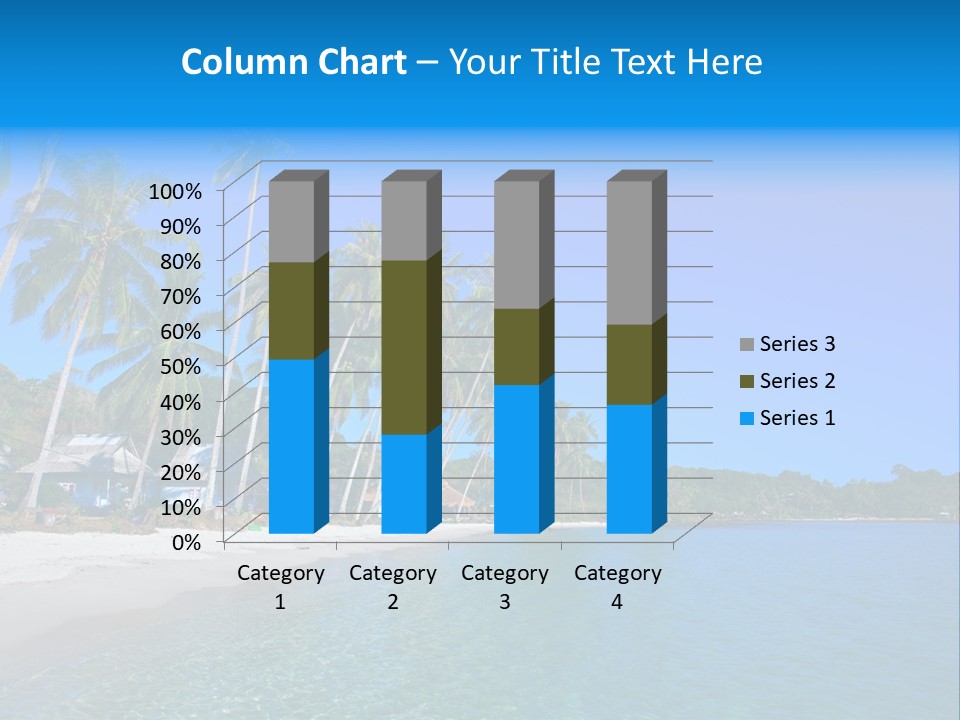 Swim Beauty Holiday PowerPoint Template
