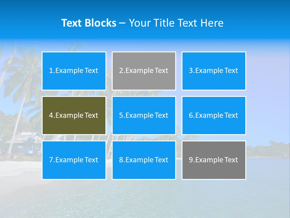 Swim Beauty Holiday PowerPoint Template