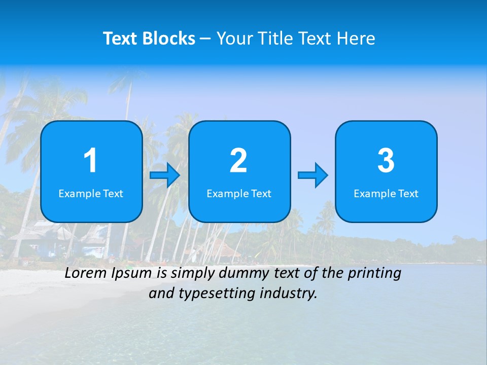 Swim Beauty Holiday PowerPoint Template