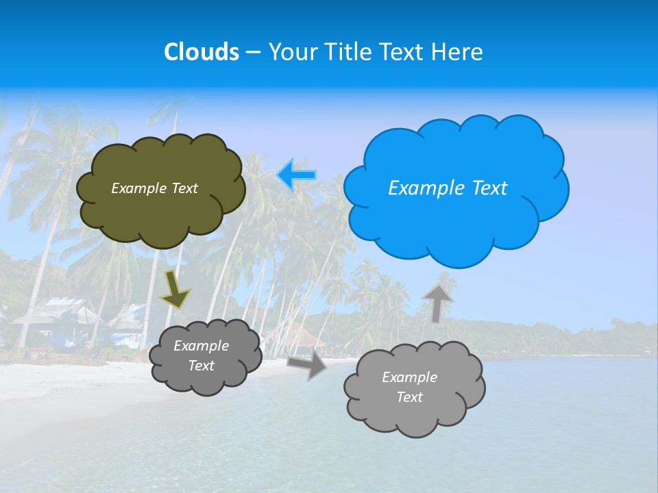 Swim Beauty Holiday PowerPoint Template