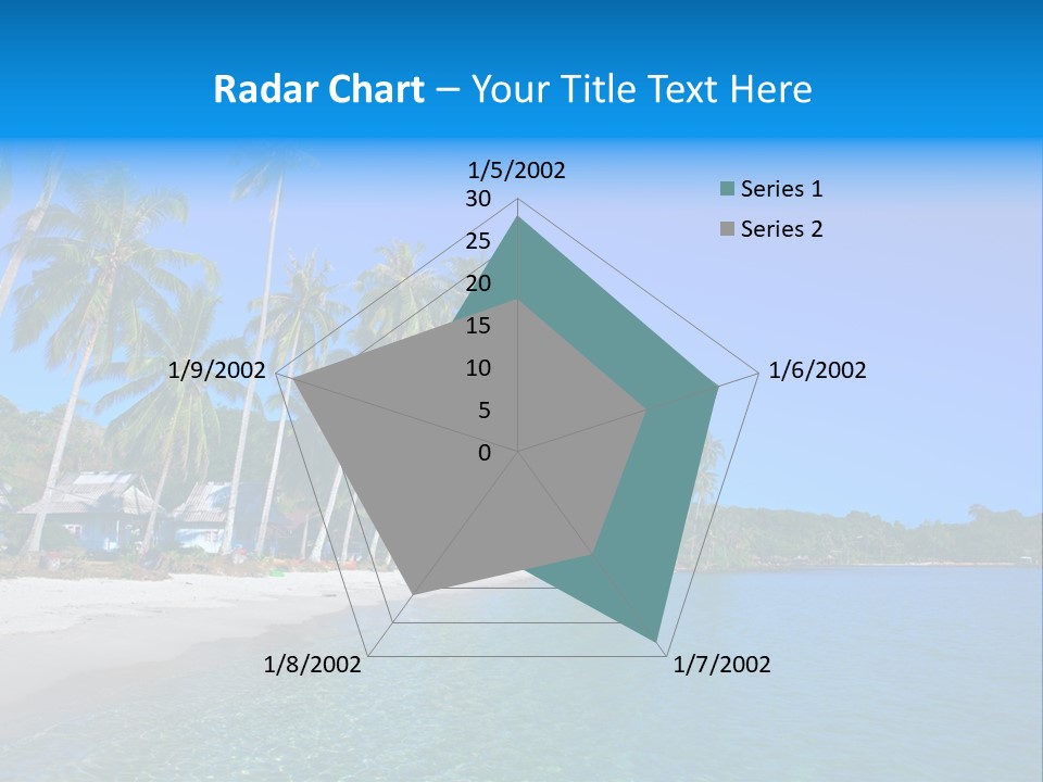 Swim Beauty Holiday PowerPoint Template