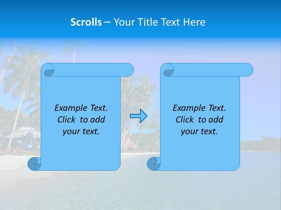 Swim Beauty Holiday PowerPoint Template