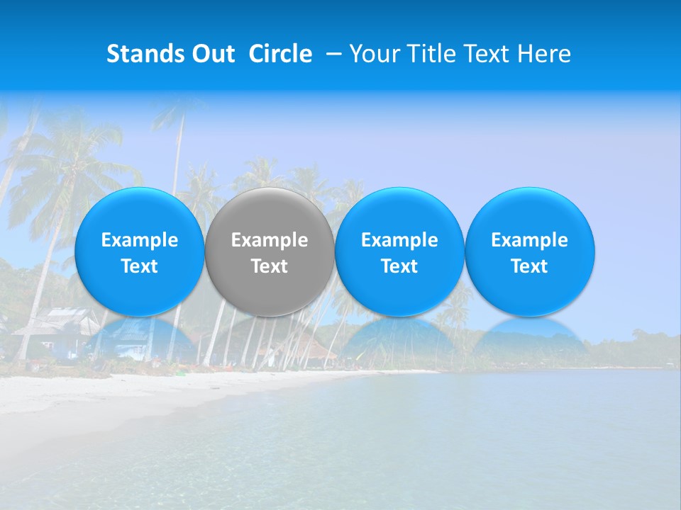 Swim Beauty Holiday PowerPoint Template