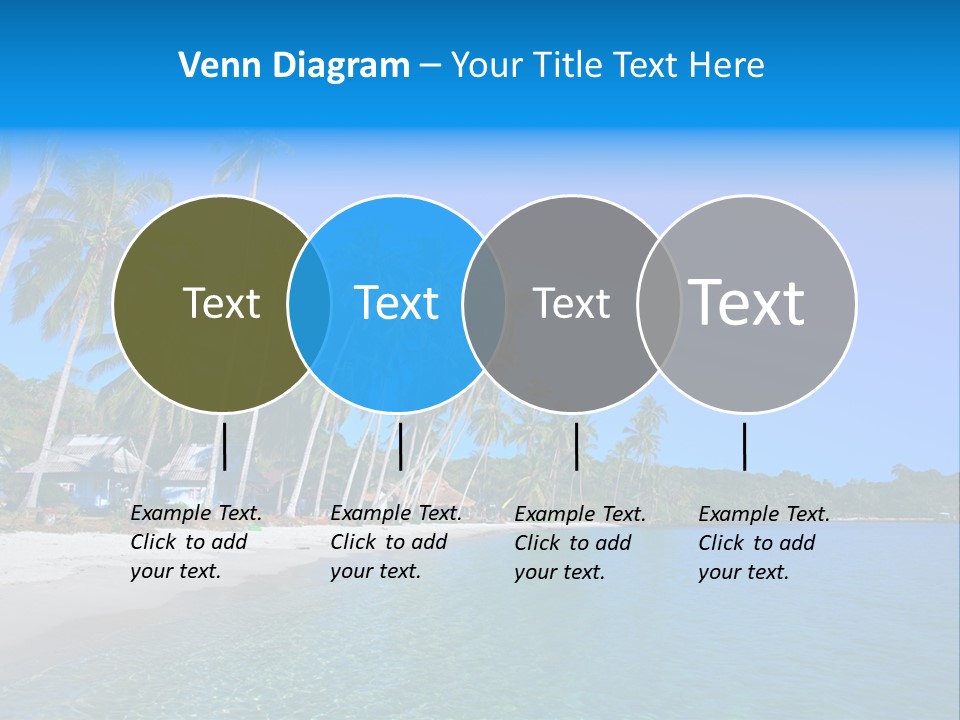 Swim Beauty Holiday PowerPoint Template