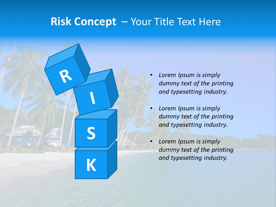 Swim Beauty Holiday PowerPoint Template