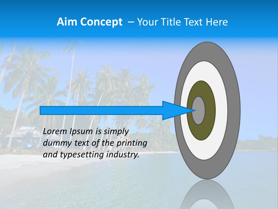 Swim Beauty Holiday PowerPoint Template