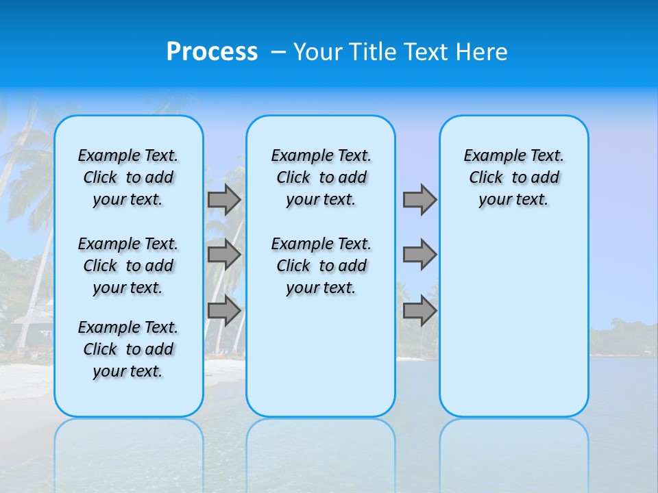 Swim Beauty Holiday PowerPoint Template