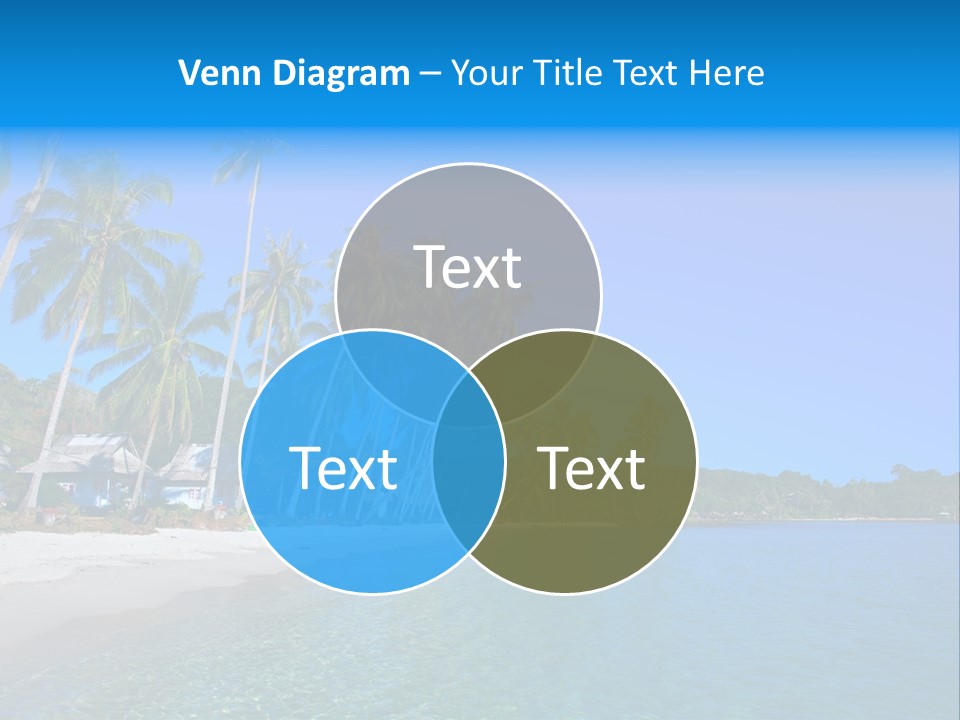 Swim Beauty Holiday PowerPoint Template