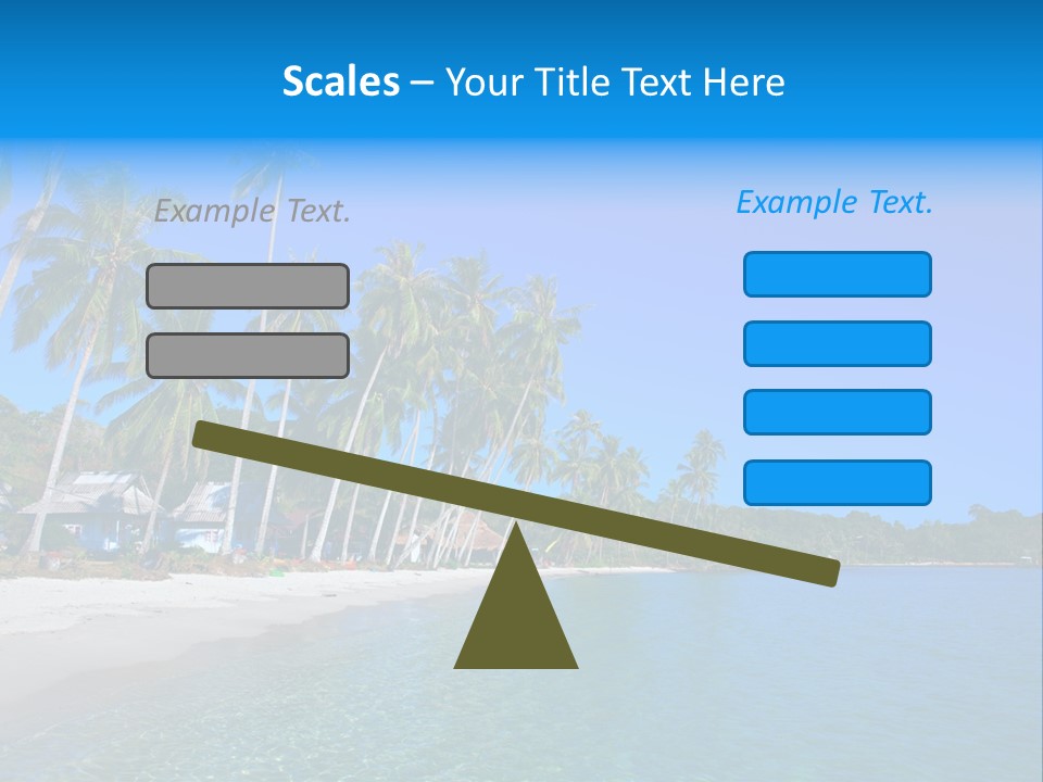 Swim Beauty Holiday PowerPoint Template