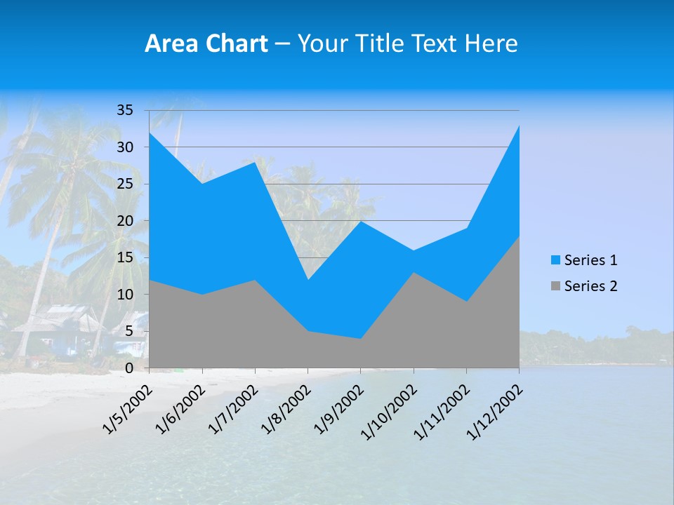 Swim Beauty Holiday PowerPoint Template