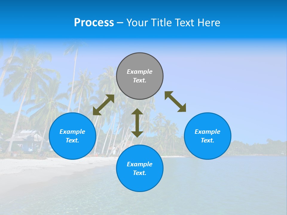 Swim Beauty Holiday PowerPoint Template