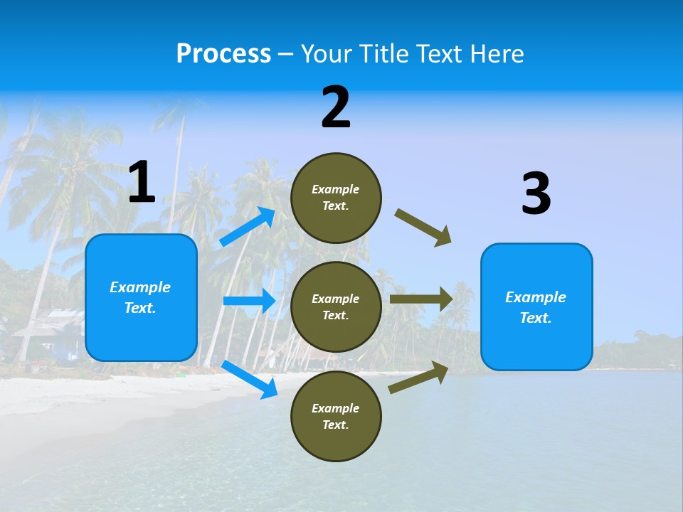 Swim Beauty Holiday PowerPoint Template