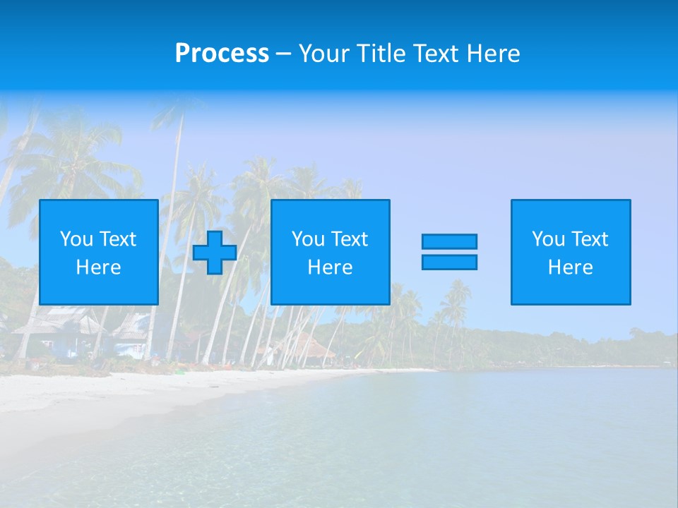 Swim Beauty Holiday PowerPoint Template
