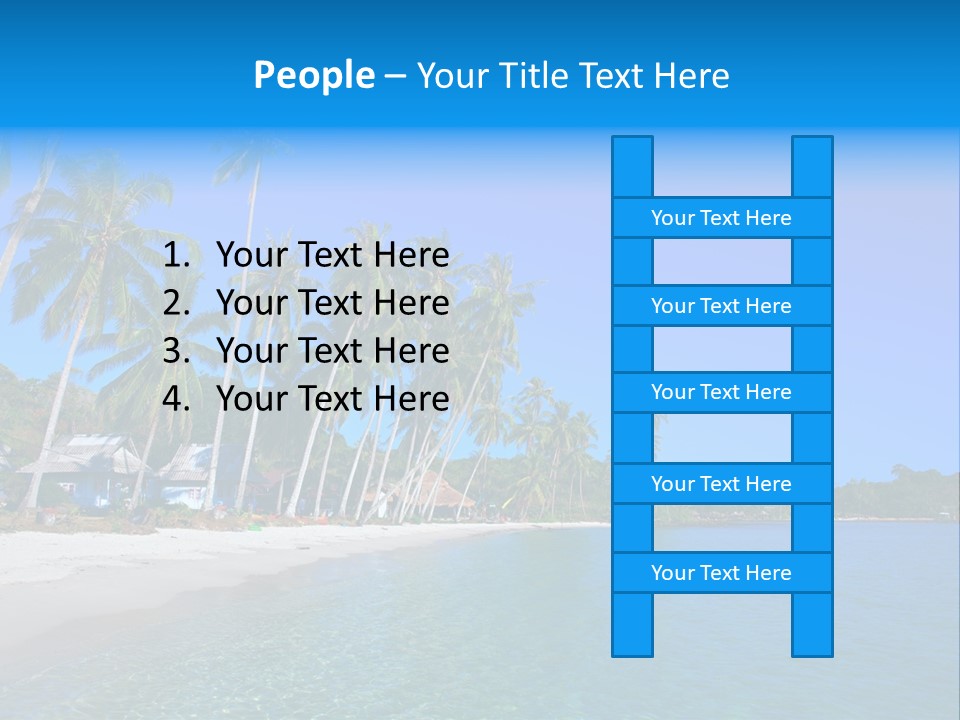 Swim Beauty Holiday PowerPoint Template