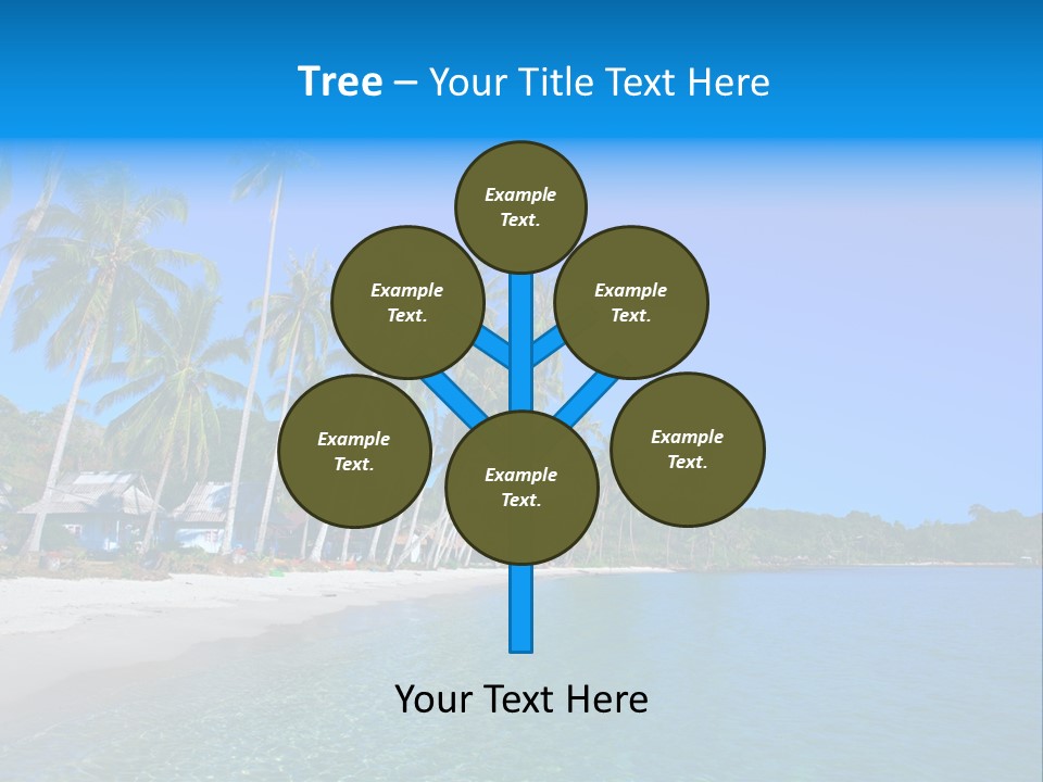 Swim Beauty Holiday PowerPoint Template