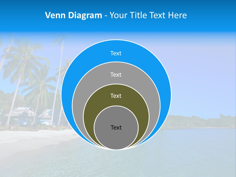 Swim Beauty Holiday PowerPoint Template