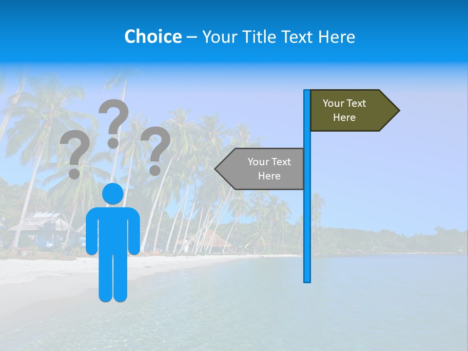 Swim Beauty Holiday PowerPoint Template