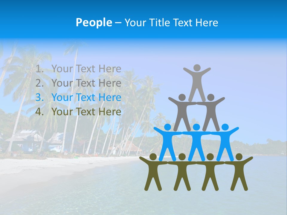 Swim Beauty Holiday PowerPoint Template