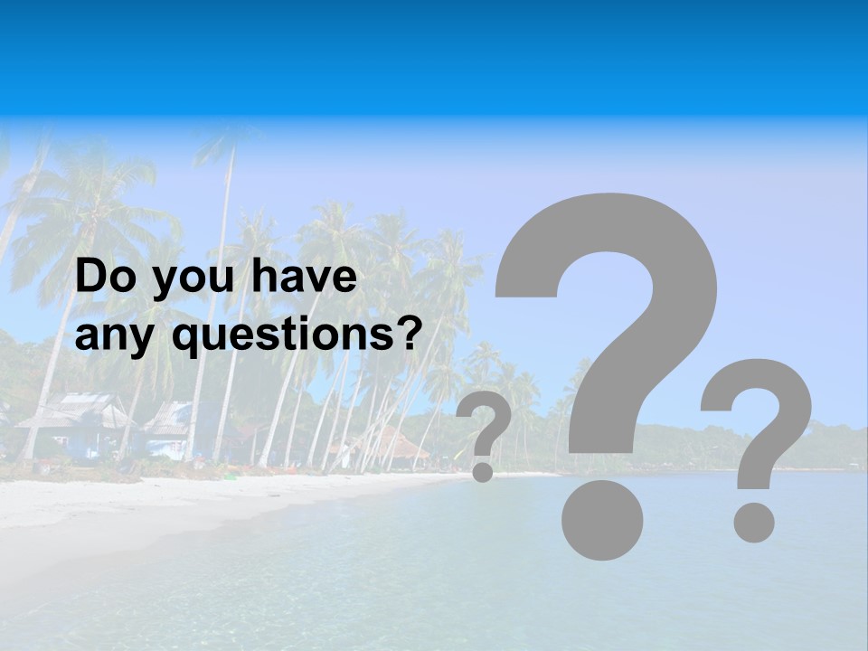 Swim Beauty Holiday PowerPoint Template