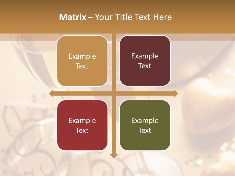 Happy New Year Champagne PowerPoint Template