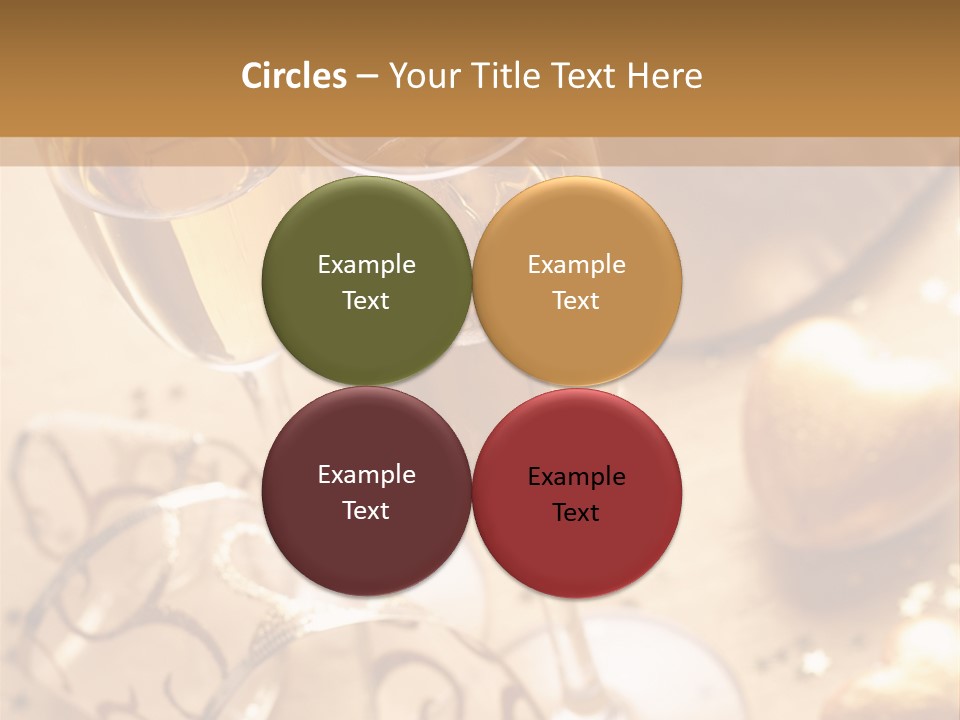 Happy New Year Champagne PowerPoint Template