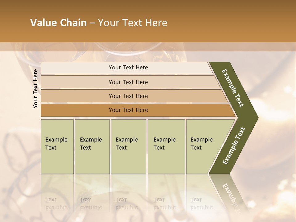 Happy New Year Champagne PowerPoint Template