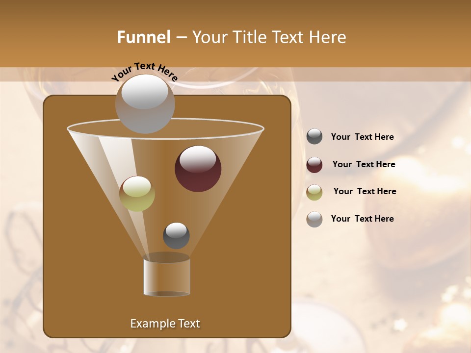 Happy New Year Champagne PowerPoint Template