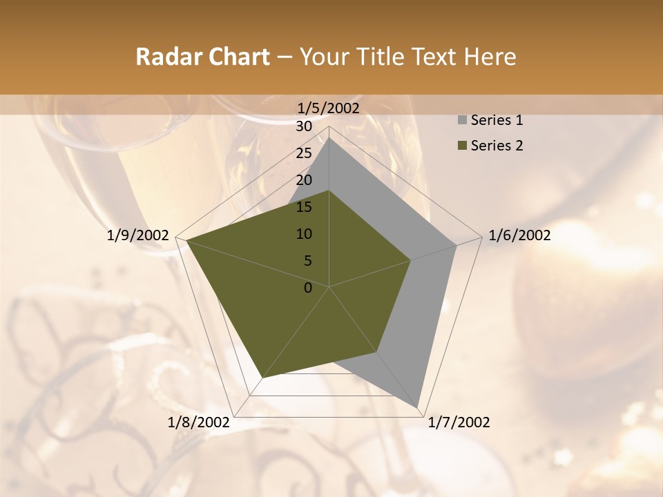 Happy New Year Champagne PowerPoint Template