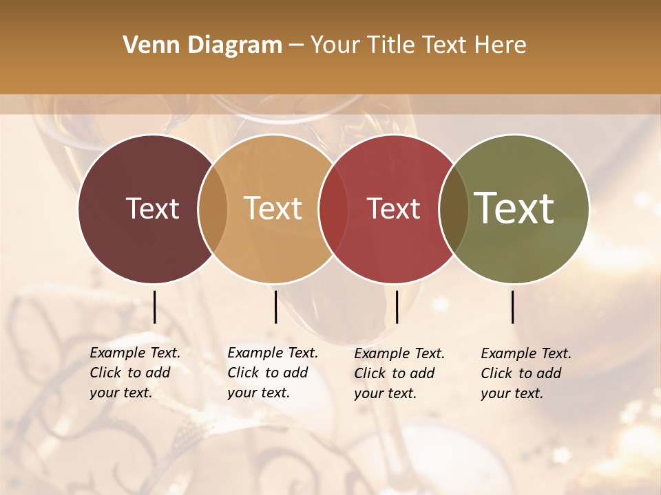 Happy New Year Champagne PowerPoint Template