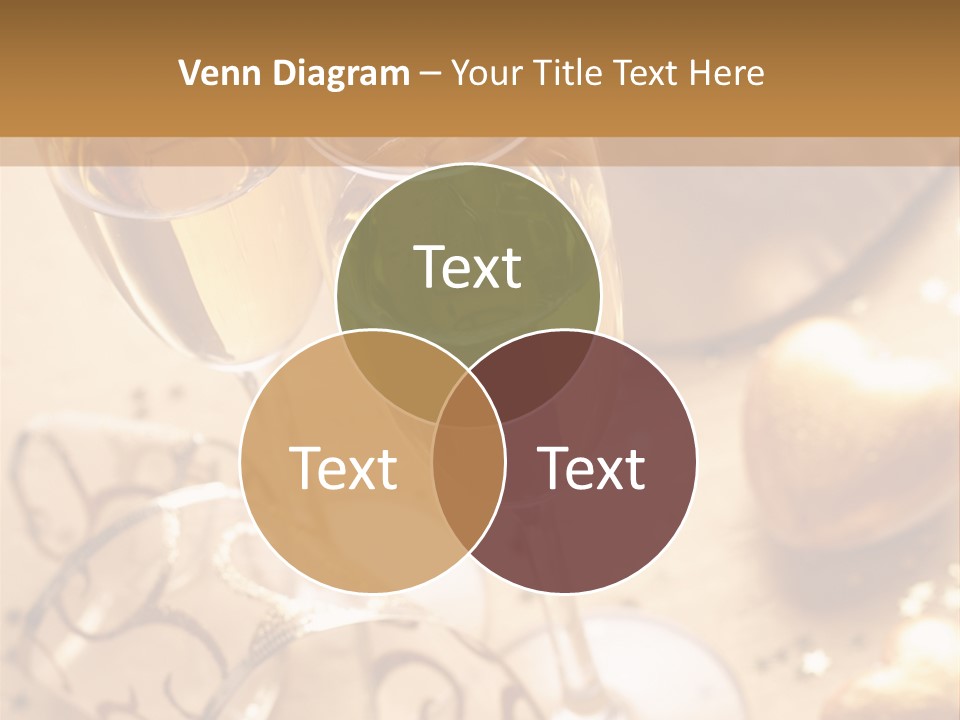 Happy New Year Champagne PowerPoint Template