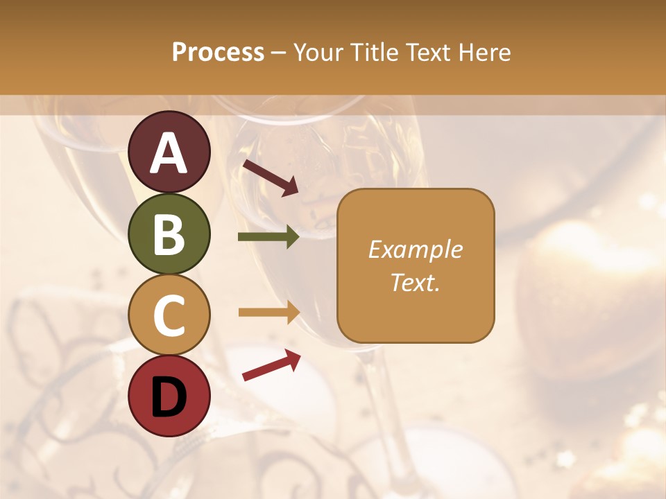 Happy New Year Champagne PowerPoint Template