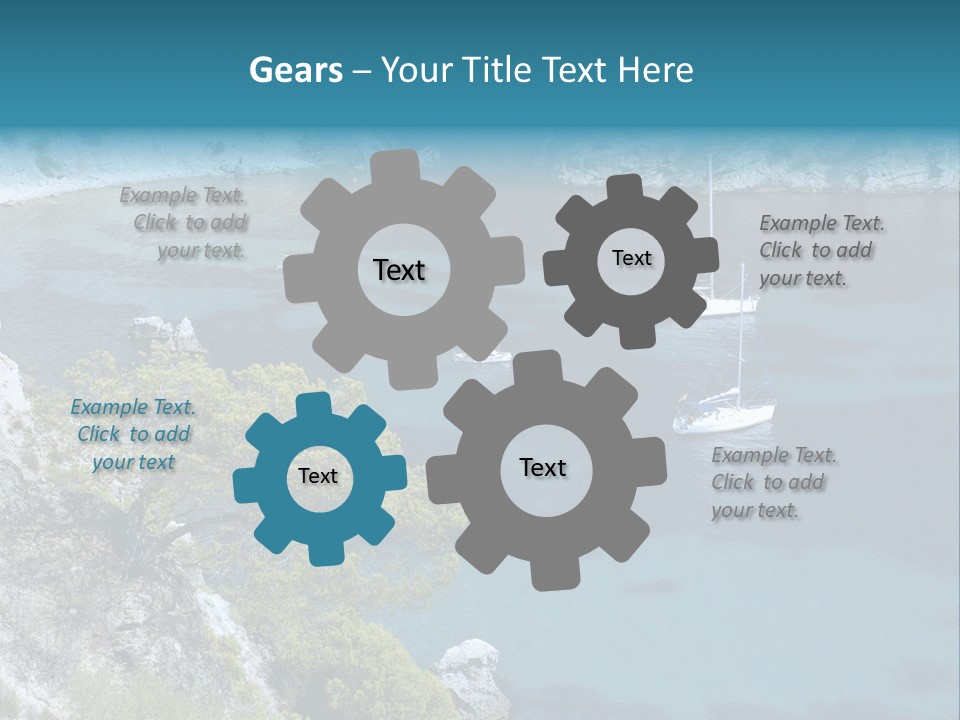 Calm Leisure Touristic PowerPoint Template