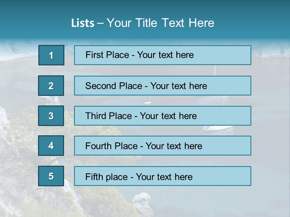 Calm Leisure Touristic PowerPoint Template