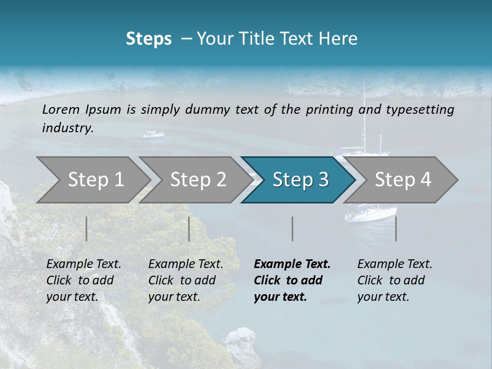 Calm Leisure Touristic PowerPoint Template