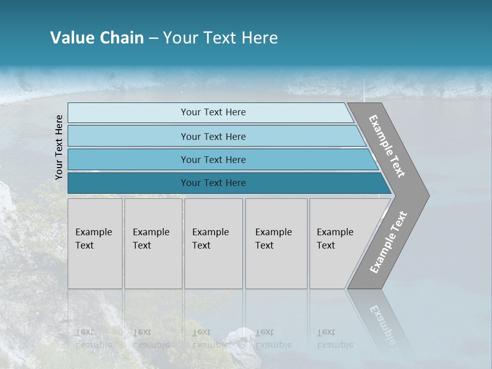 Calm Leisure Touristic PowerPoint Template