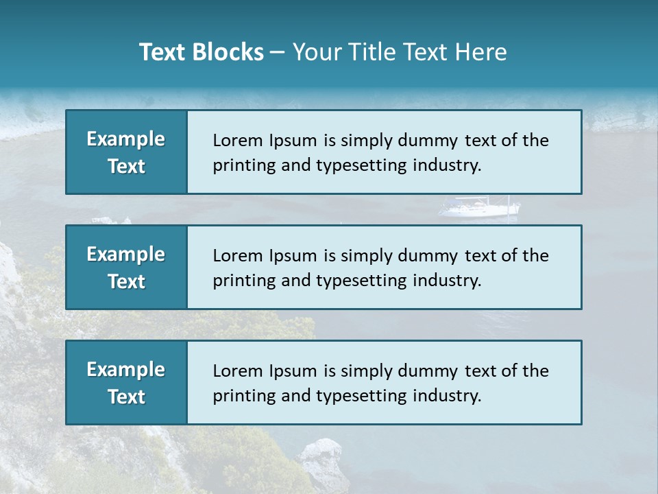 Calm Leisure Touristic PowerPoint Template