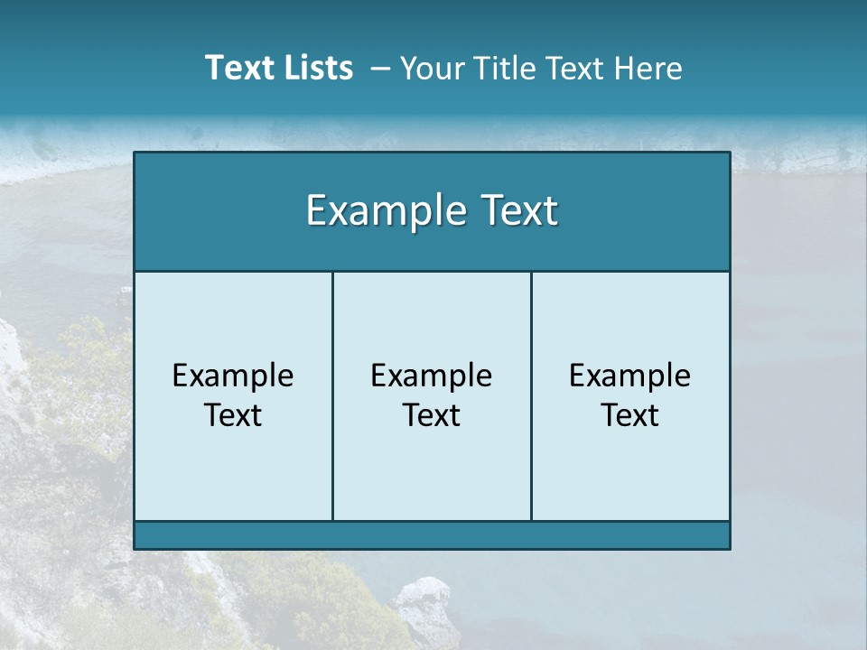 Calm Leisure Touristic PowerPoint Template