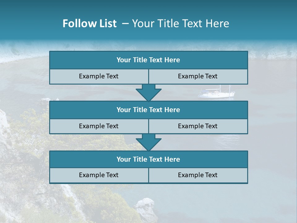 Calm Leisure Touristic PowerPoint Template