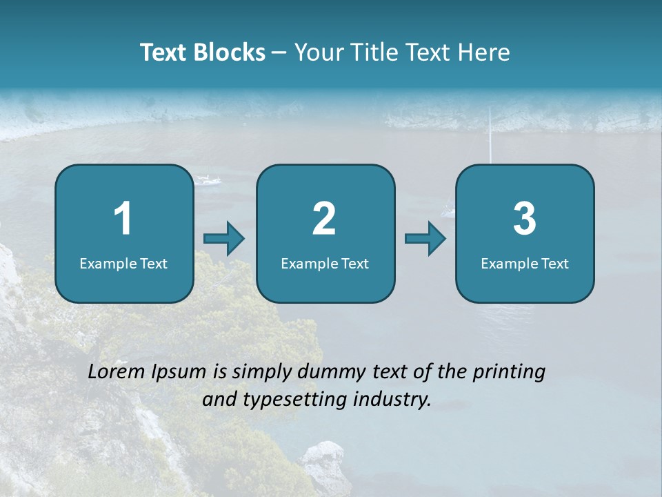 Calm Leisure Touristic PowerPoint Template