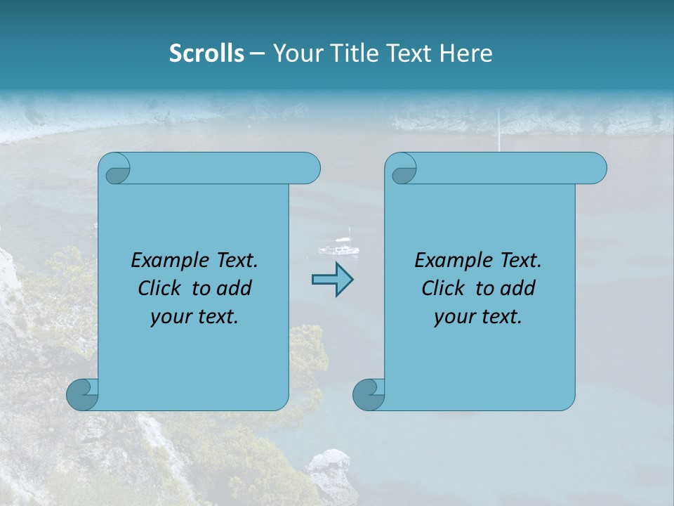 Calm Leisure Touristic PowerPoint Template