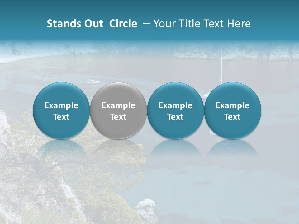 Calm Leisure Touristic PowerPoint Template