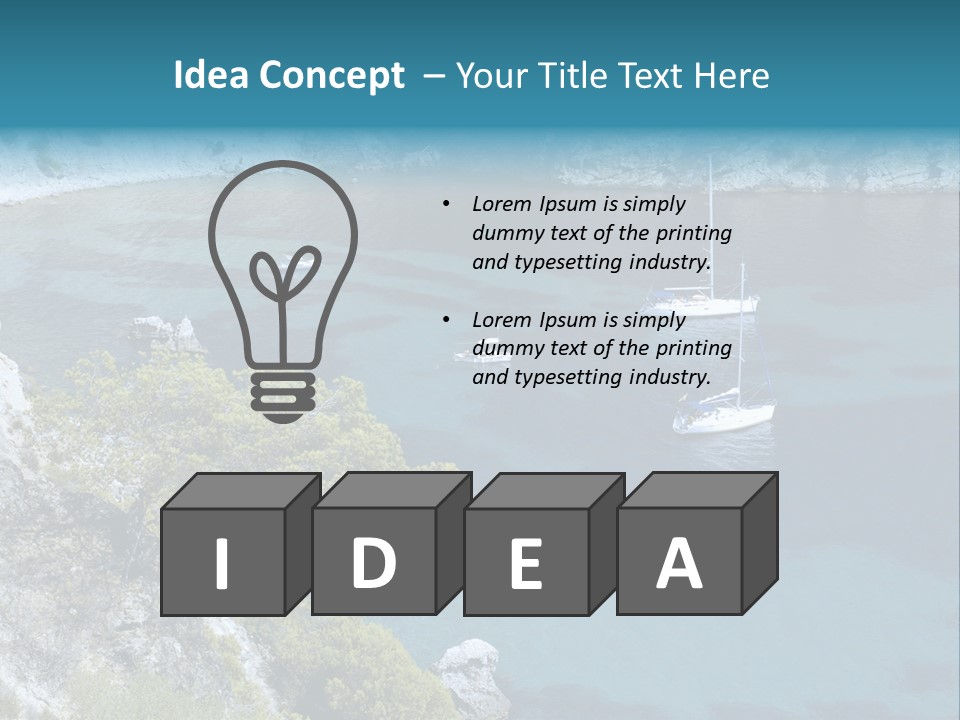 Calm Leisure Touristic PowerPoint Template